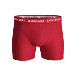 BJØRN BORG Solid Sammy Boxer Short 5er Pack Herren - Schwarz, Weiß -Tennis-Peters 03218000 0 4