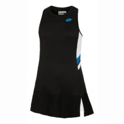 Lotto Squadra III Kleid Damen - Schwarz -Tennis-Peters 03863000 000