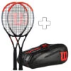 Wilson 2x Clash 100 Pro (Tour) Plus Schlägertasche
