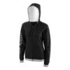 Wilson Team II Sweatjacke Damen - Schwarz, Weiß
