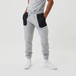 BJØRN BORG STHLM Sweat Trainingshose Herren - Grau -Tennis-Peters 05381000 11