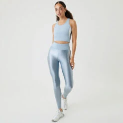 BJØRN BORG Borg High Waist Swipe Tight Damen - Blau -Tennis-Peters 05421000 15