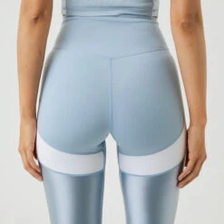 BJØRN BORG Borg High Waist Swipe Tight Damen - Blau -Tennis-Peters 05421000 16
