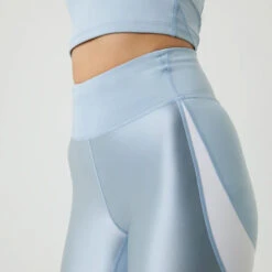 BJØRN BORG Borg High Waist Swipe Tight Damen - Blau -Tennis-Peters 05421000 17