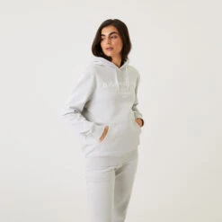 BJØRN BORG Borg Boyfriend Hoody Damen - Grau -Tennis-Peters 05462000 13