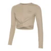 BJØRN BORG Borg Cross Longsleeve Damen - Beige