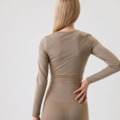 BJØRN BORG Borg Cross Longsleeve Damen - Beige -Tennis-Peters 05474000 14