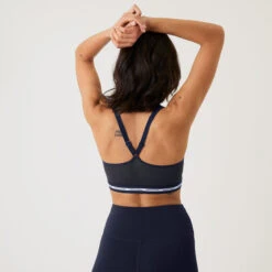 BJØRN BORG Borg Mid V Support Sport-BH Damen - Blau -Tennis-Peters 05483000 14