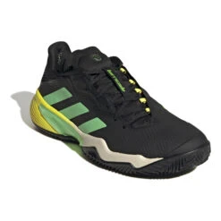 ADIDAS Barricade Sandplatzschuh Herren - Schwarz, Grün -Tennis-Peters 05543000 000