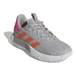 ADIDAS SoleMatch Control Allcourtschuh Damen - Hellgrau, Orange -Tennis-Peters 05553000 000