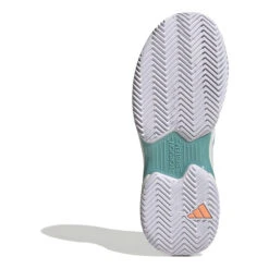 ADIDAS CourtJam Control Allcourtschuh Damen - Grün, Weiß -Tennis-Peters 05564000 0 5