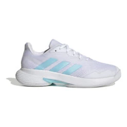 ADIDAS CourtJam Control Teppichschuh Damen - Weiß, Türkis -Tennis-Peters 05588000 0 1