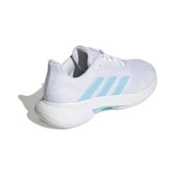 ADIDAS CourtJam Control Teppichschuh Damen - Weiß, Türkis -Tennis-Peters 05588000 0 2