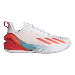 ADIDAS Adizero Cybersonic Sandplatzschuh Damen - Weiß, Orange -Tennis-Peters 05754000 0 1