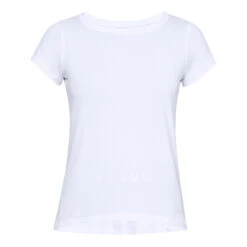 Under Armour Heatgear T-Shirt Damen - Weiß, Silber