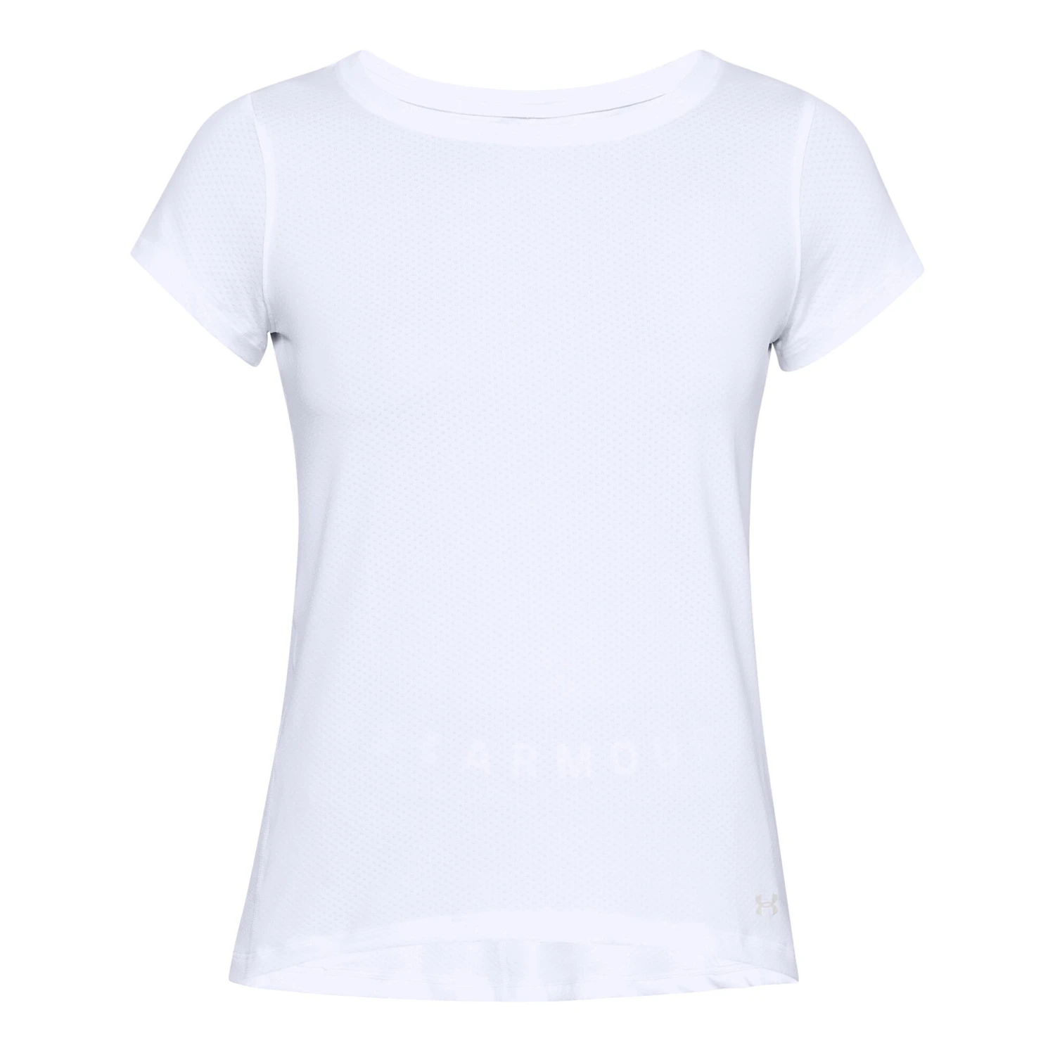 Under Armour Heatgear T-Shirt Damen - Weiß, Silber 1 Under Armour Heatgear T-Shirt Damen - Weiß, Silber