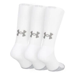 Under Armour Heatgear Crew Sportsocken 3er Pack - Weiß, Grau -Tennis-Peters 06522000 0 2
