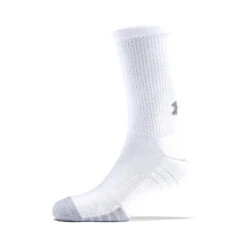 Under Armour Heatgear Crew Sportsocken 3er Pack - Weiß, Grau