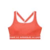 Under Armour Mid Crossback Sport-BH Damen - Orange