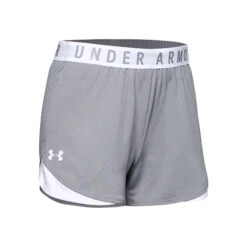 Under Armour Play Up 3.0 Shorts Damen - Grau, Weiß