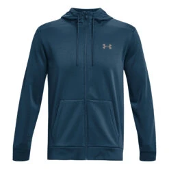 Under Armour Fleece Sweatjacke Herren - Blau
