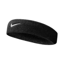 Nike Swoosh Stirnband - Schwarz, Weiß
