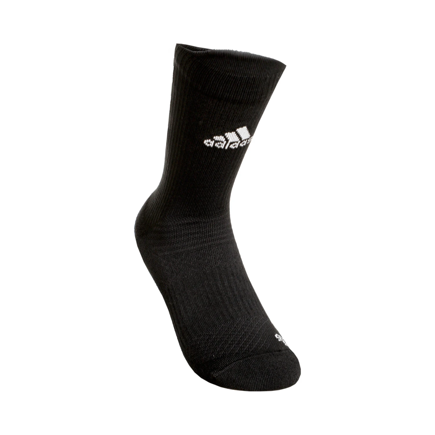 ADIDAS Alphaskin Crew Low Cut Sportsocken - Schwarz, Weiß 1 ADIDAS Alphaskin Crew Low Cut Sportsocken - Schwarz, Weiß