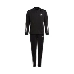 ADIDAS 3 Stripes Polyester Trainingsanzug Mädchen - Schwarz, Weiß -Tennis-Peters 16941000 000