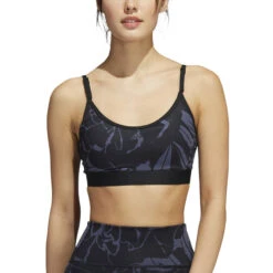 ADIDAS Training Flower Light-Support Sport-BH Damen - Dunkelblau, Blau -Tennis-Peters 17106000 13