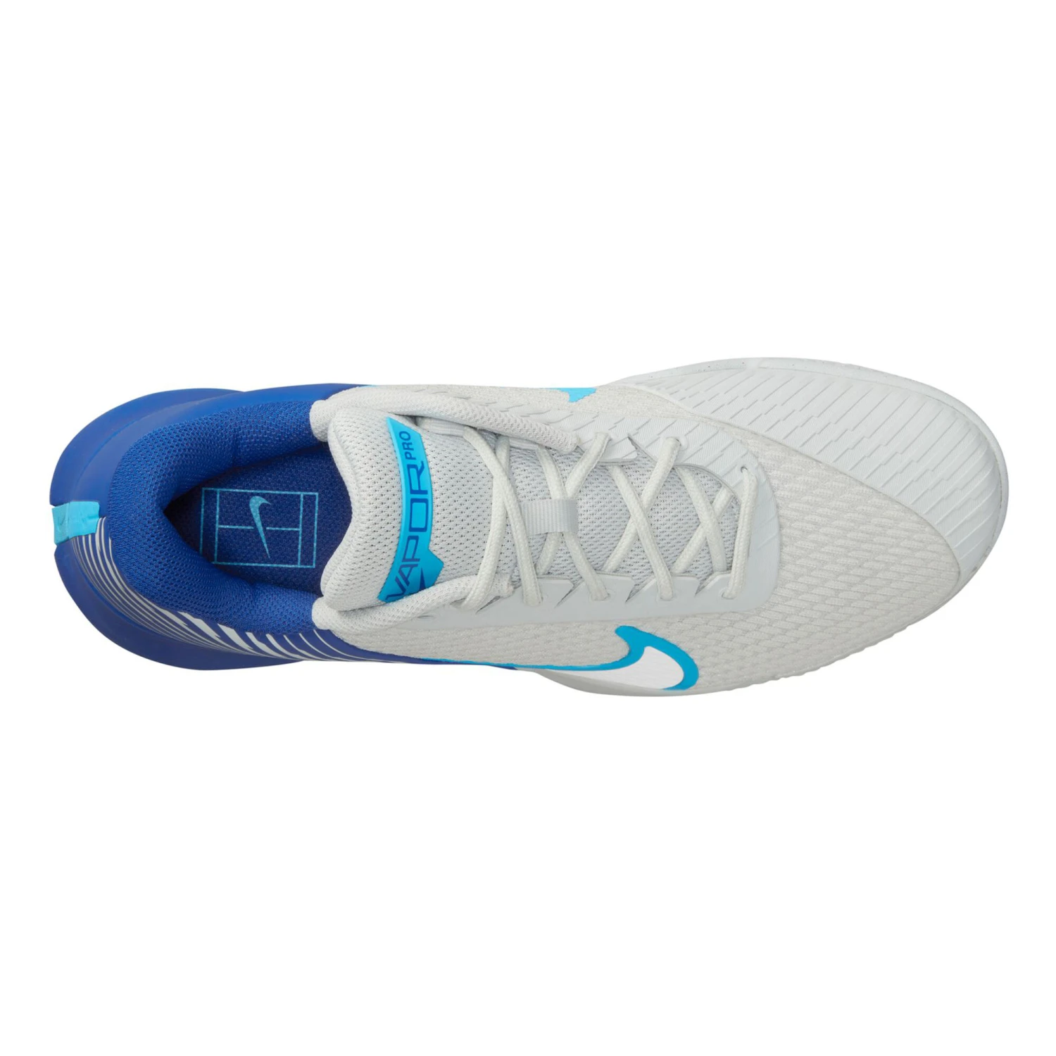 Nike Air Zoom Vapor Pro 2 Sandplatzschuh Herren - Weiß, Blau 3 Nike Air Zoom Vapor Pro 2 Sandplatzschuh Herren - Weiß, Blau – Bild 3