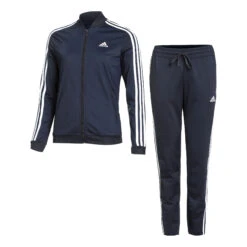 ADIDAS 3 Stripes Trainingsanzug Damen - Dunkelblau