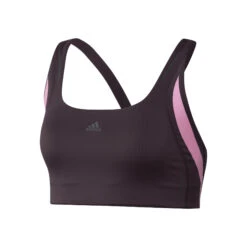 ADIDAS PWI L Medium-Support High Intensity Sport-BH Damen - Schwarz, Pink