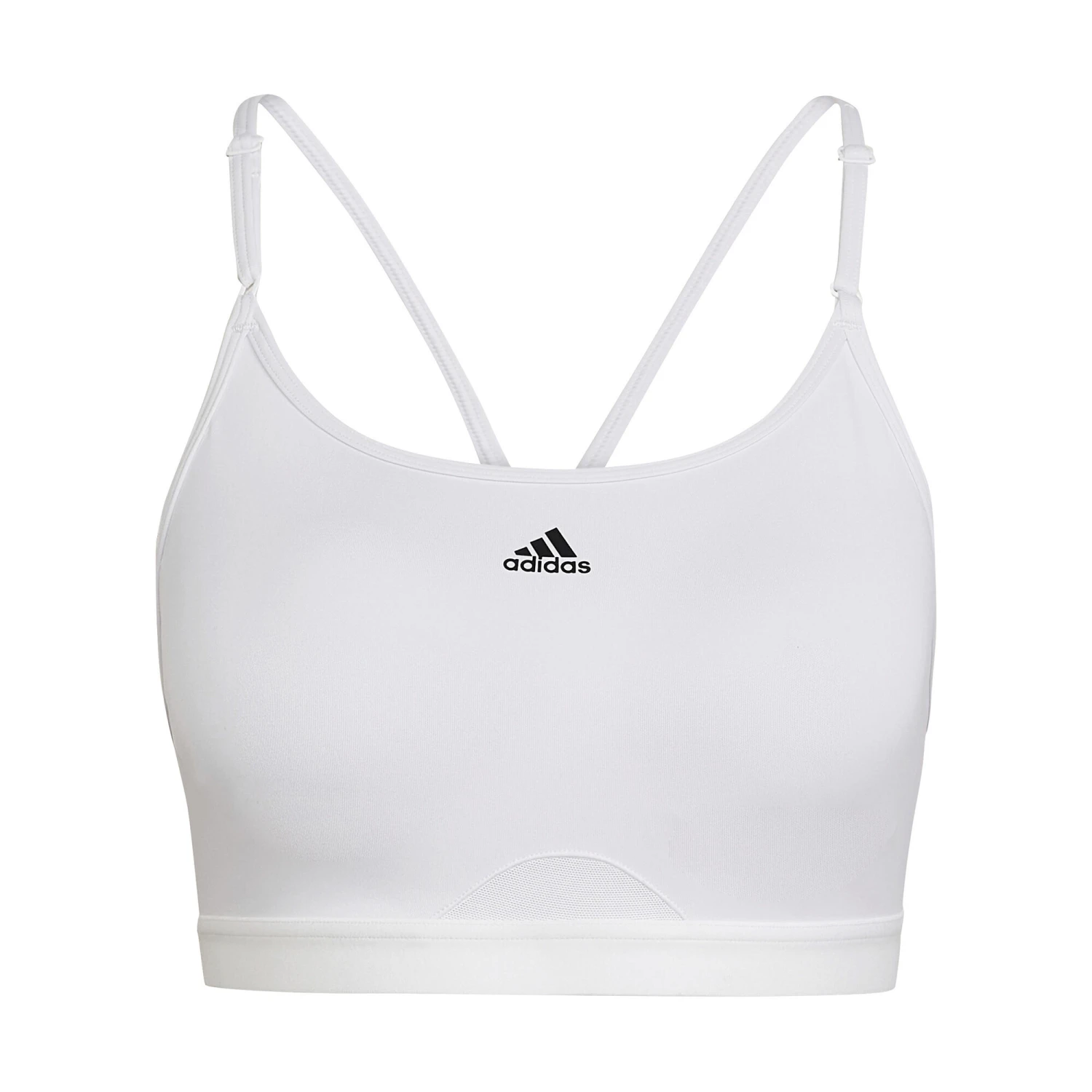 ADIDAS Aeroreact Low-Support Padded Sport-BH Damen - Weiß 5 ADIDAS Aeroreact Low-Support Padded Sport-BH Damen - Weiß – Bild 5