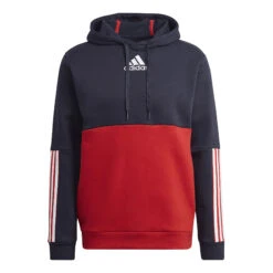 ADIDAS Color Block Hoody Herren - Blau, Rot