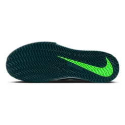 Nike Vapor Lite 2 Sandplatzschuh Herren - Dunkelgrün, Neongrün -Tennis-Peters 17429000 0 5