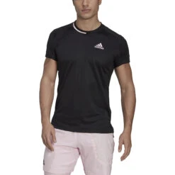ADIDAS US Series T-Shirt Herren - Schwarz -Tennis-Peters 17446000 15