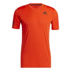 ADIDAS Club 3 Stripes T-Shirt Herren - Orange -Tennis-Peters 17466000 000