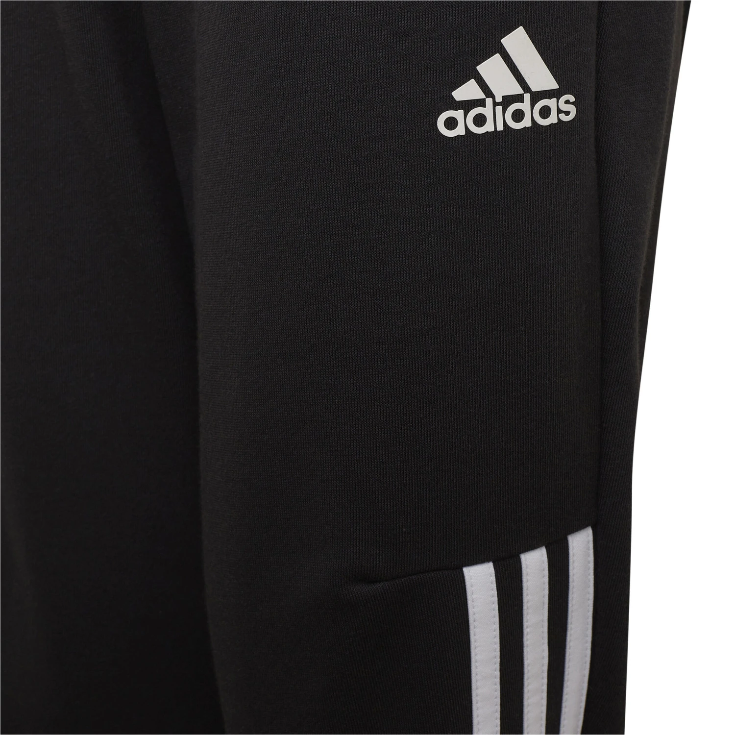 ADIDAS Cotton Trainingsanzug Jungen - Schwarz, Weiß 3 ADIDAS Cotton Trainingsanzug Jungen - Schwarz, Weiß – Bild 3