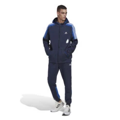 ADIDAS Fleece Color Block Trainingsanzug Herren - Blau 25 ADIDAS Fleece Color Block Trainingsanzug Herren - Blau -Tennis-Peters 17610000 13