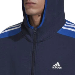 ADIDAS Fleece Color Block Trainingsanzug Herren - Blau 24 ADIDAS Fleece Color Block Trainingsanzug Herren - Blau -Tennis-Peters 17610000 17