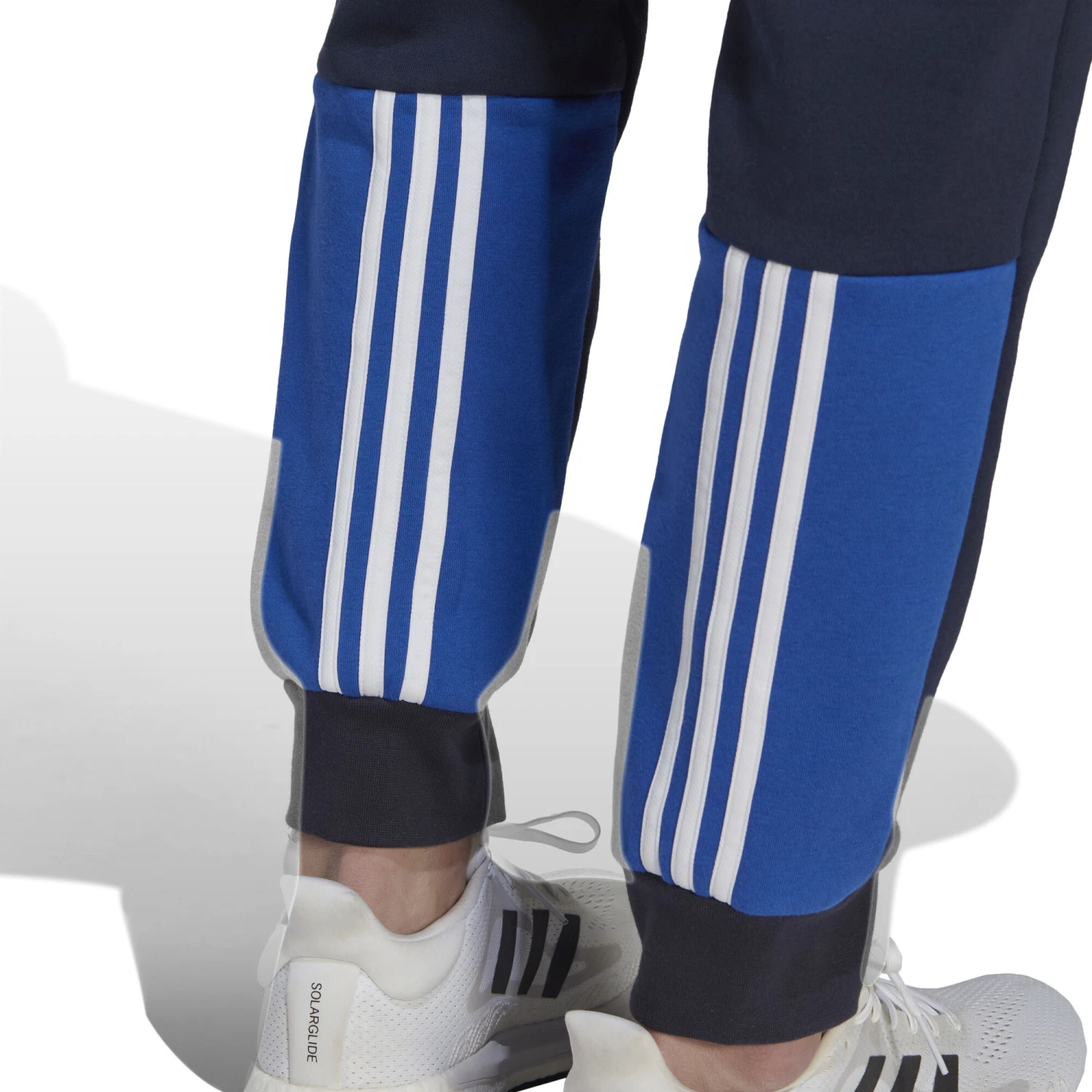 ADIDAS Fleece Color Block Trainingsanzug Herren - Blau 8 ADIDAS Fleece Color Block Trainingsanzug Herren - Blau – Bild 8