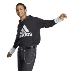 ADIDAS Essentials French Terry Big Logo Hoody Herren - Schwarz, Weiß -Tennis-Peters 17899000 15