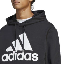 ADIDAS Essentials French Terry Big Logo Hoody Herren - Schwarz, WeiĂ