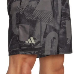 ADIDAS Club Graphic Shorts Herren - Dunkelgrau, Grau -Tennis-Peters 17916000 16
