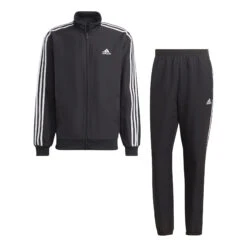 ADIDAS 3-Stripes Woven Trainingsanzug Herren - Schwarz, Weiß -Tennis-Peters 18015000 000