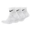 Nike Everyday Cush Ankle Sportsocken 3er Pack - Weiß, Schwarz