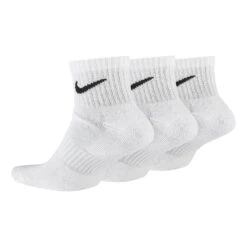 Nike Everyday Cush Ankle Sportsocken 3er Pack - Weiß, Schwarz