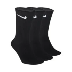 Nike Everday Lightweight Crew Sportsocken 3er Pack - Schwarz, Weiß
