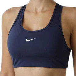 Nike Sport-BH Damen - Dunkelblau, Weiß -Tennis-Peters 51004000 20