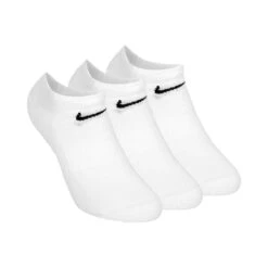 Nike Everyday Lightweight NoShow Sportsocken 3er Pack - Weiß, Schwarz -Tennis-Peters 51728000 000